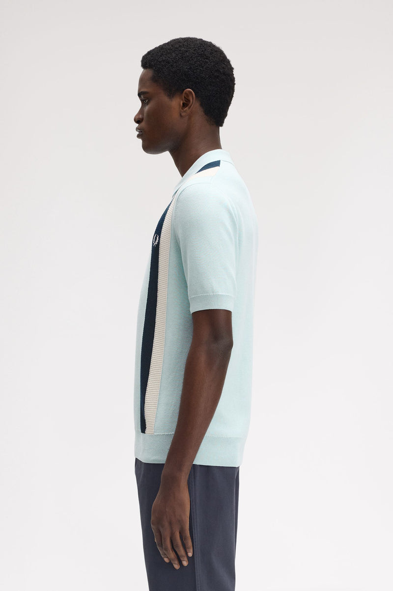 MULTI TEXTURE KNITTED SHIRT