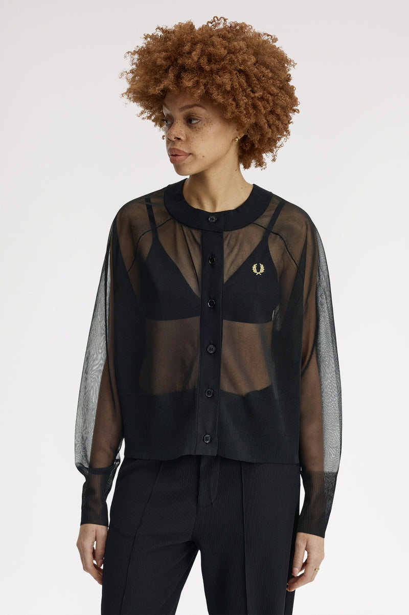 SHEER CARDIGAN
