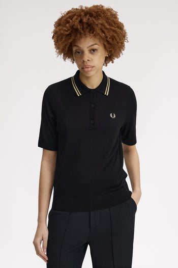 TIPPED KNITTED SHIRT