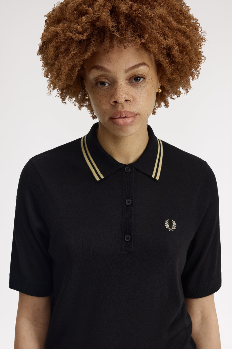 TIPPED KNITTED SHIRT