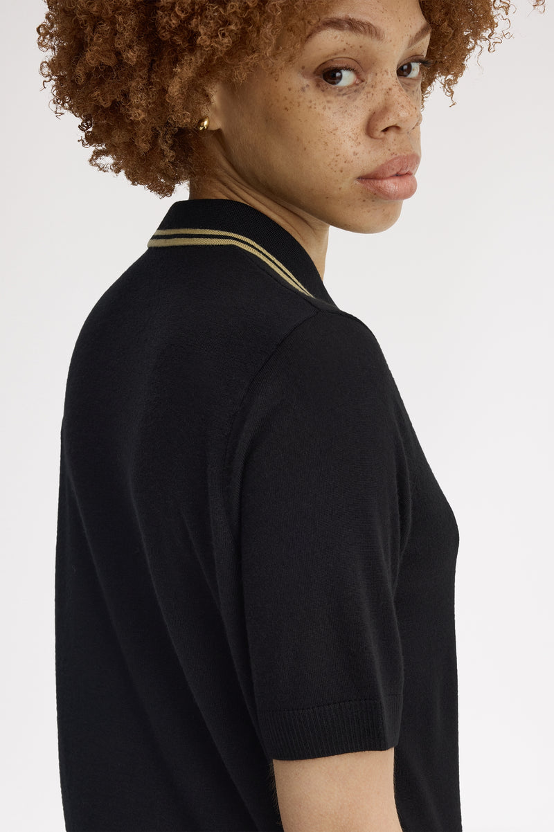 TIPPED KNITTED SHIRT