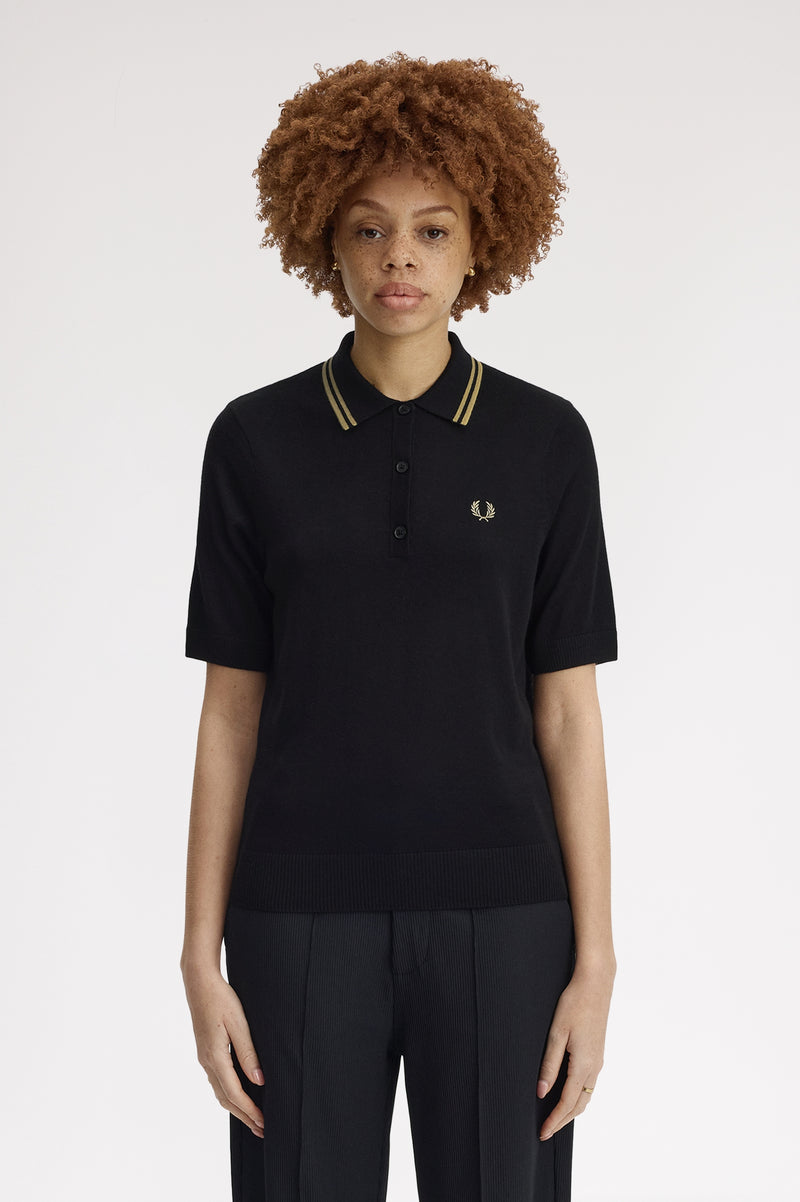 TIPPED KNITTED SHIRT