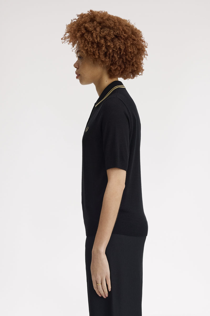 TIPPED KNITTED SHIRT