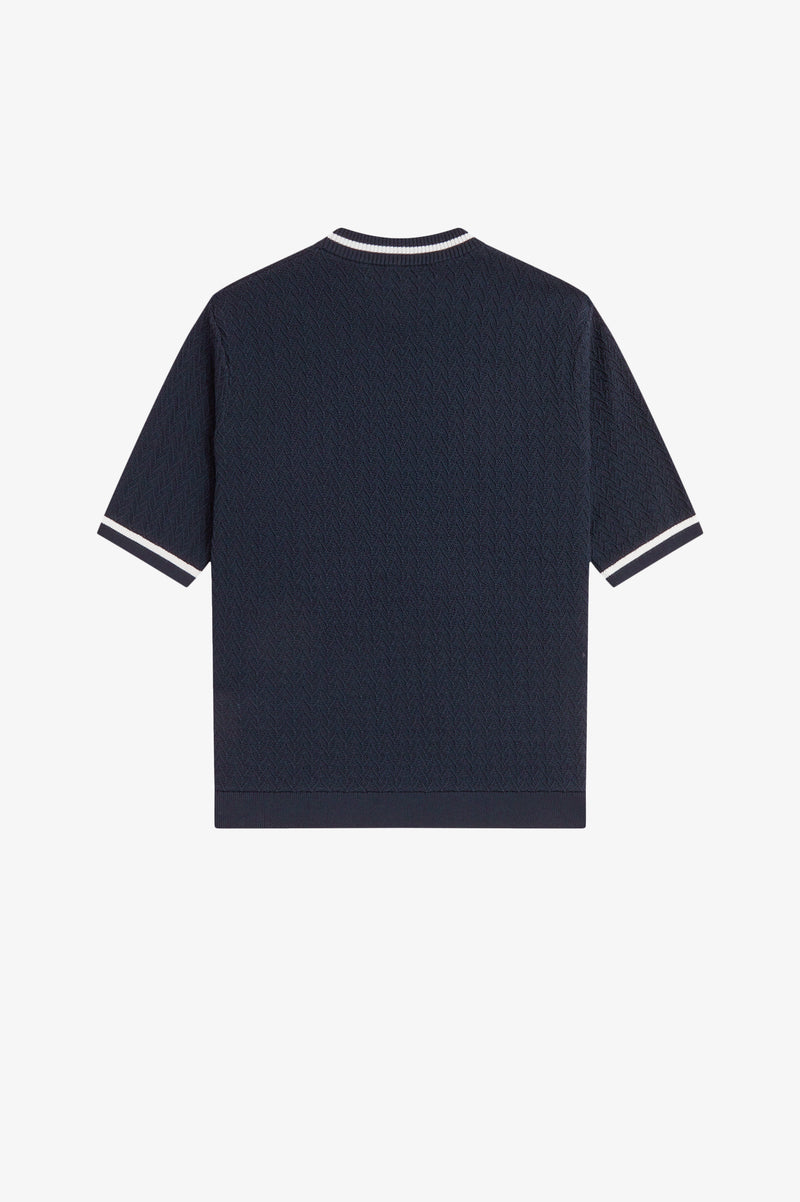 TEXTURED KNITTED TOP
