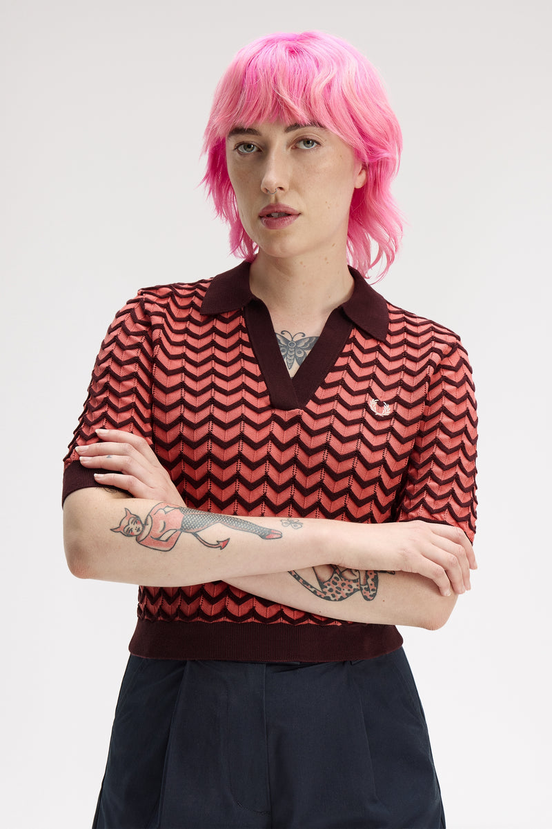 POINTELLE KNITTED SHIRT