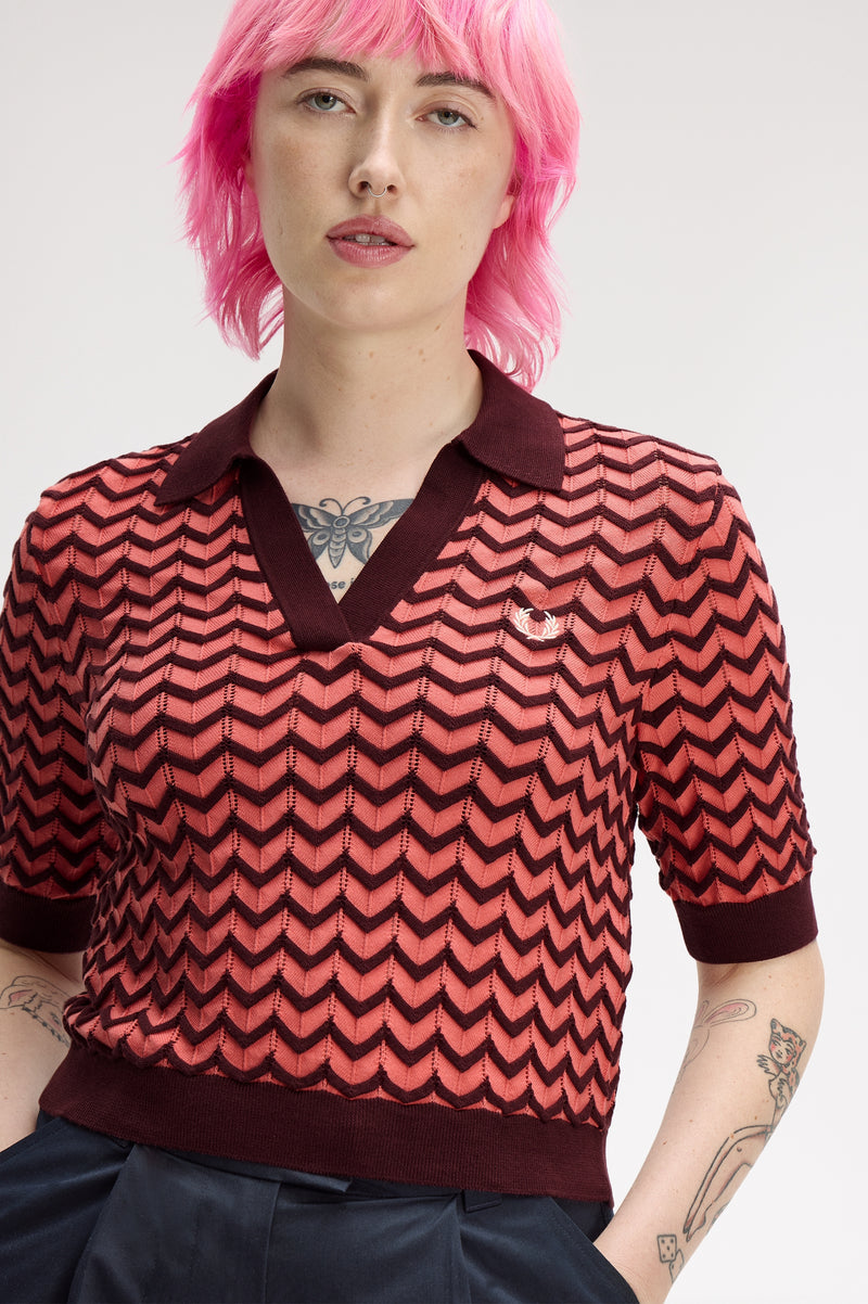 POINTELLE KNITTED SHIRT