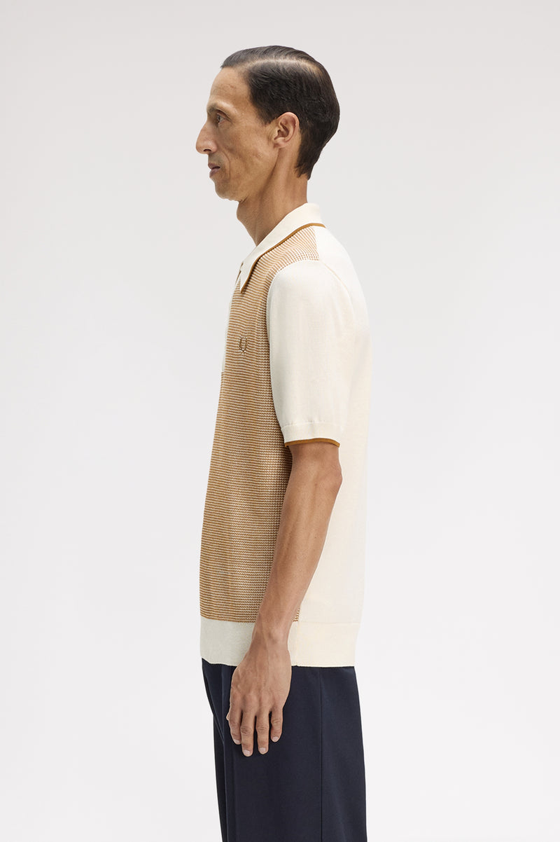 TONIC WAFFLE KNITTED SHIRT