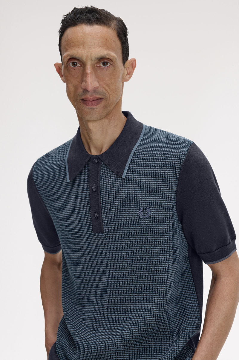 TONIC WAFFLE KNITTED SHIRT