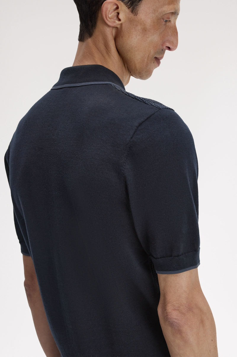 TONIC WAFFLE KNITTED SHIRT