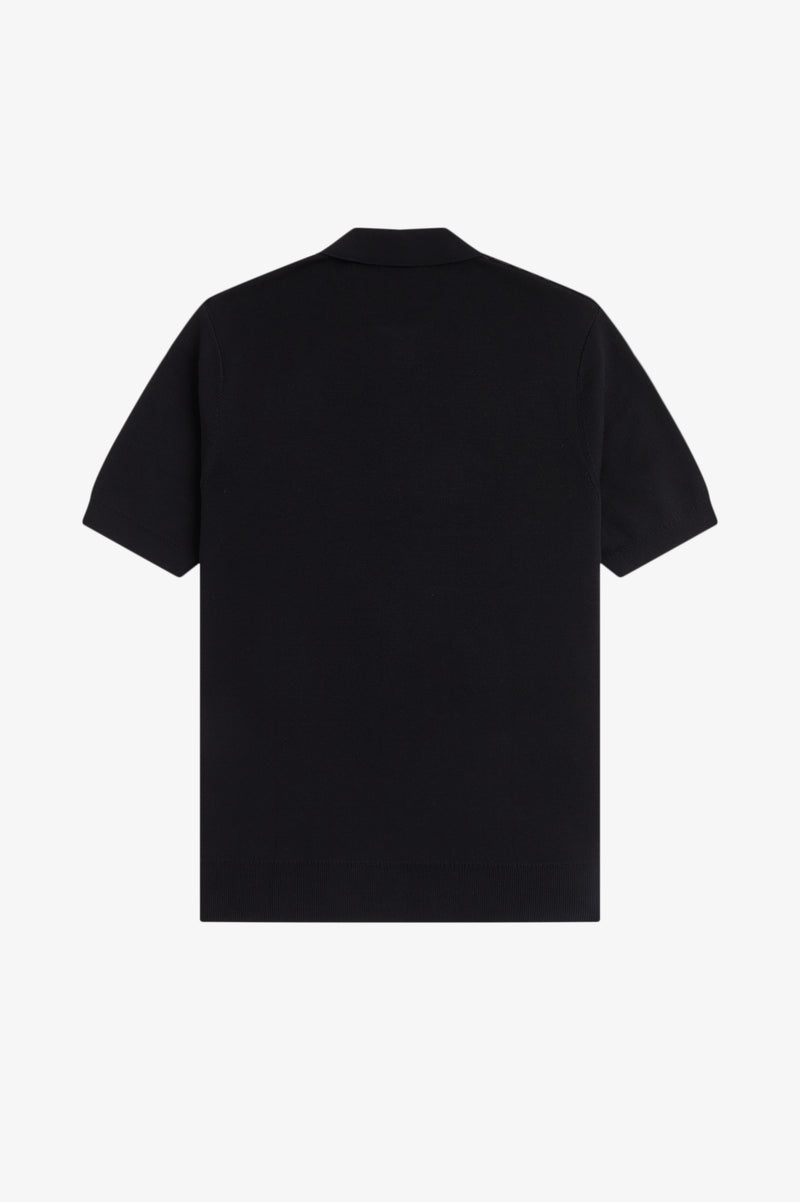 PANEL DETAIL KNITTED SHIRT