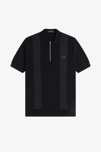 PANEL DETAIL KNITTED SHIRT