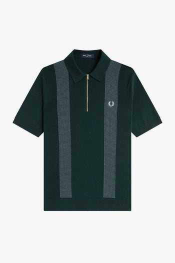 PANEL DETAIL KNITTED SHIRT