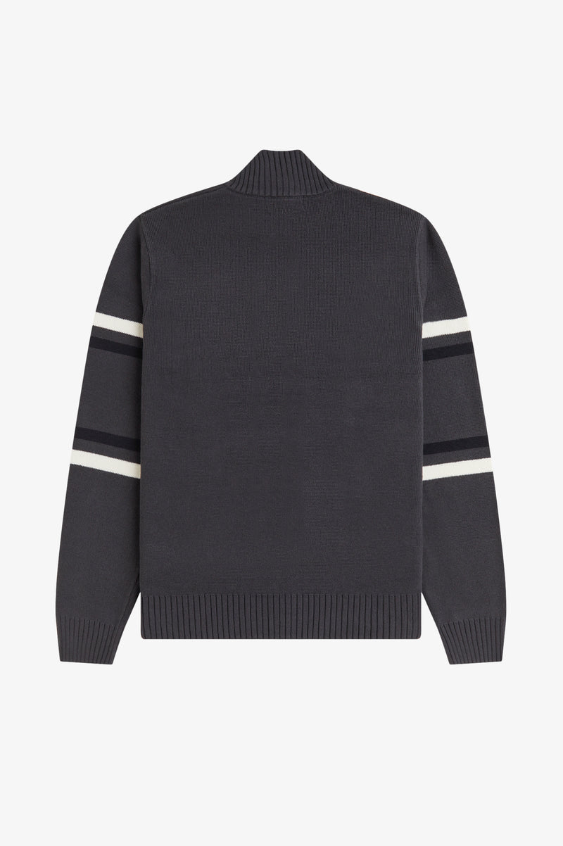 FRED PERRY GRAPHIC CARDIGAN