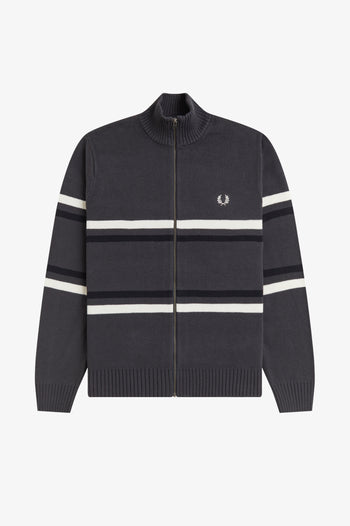 FRED PERRY GRAPHIC CARDIGAN