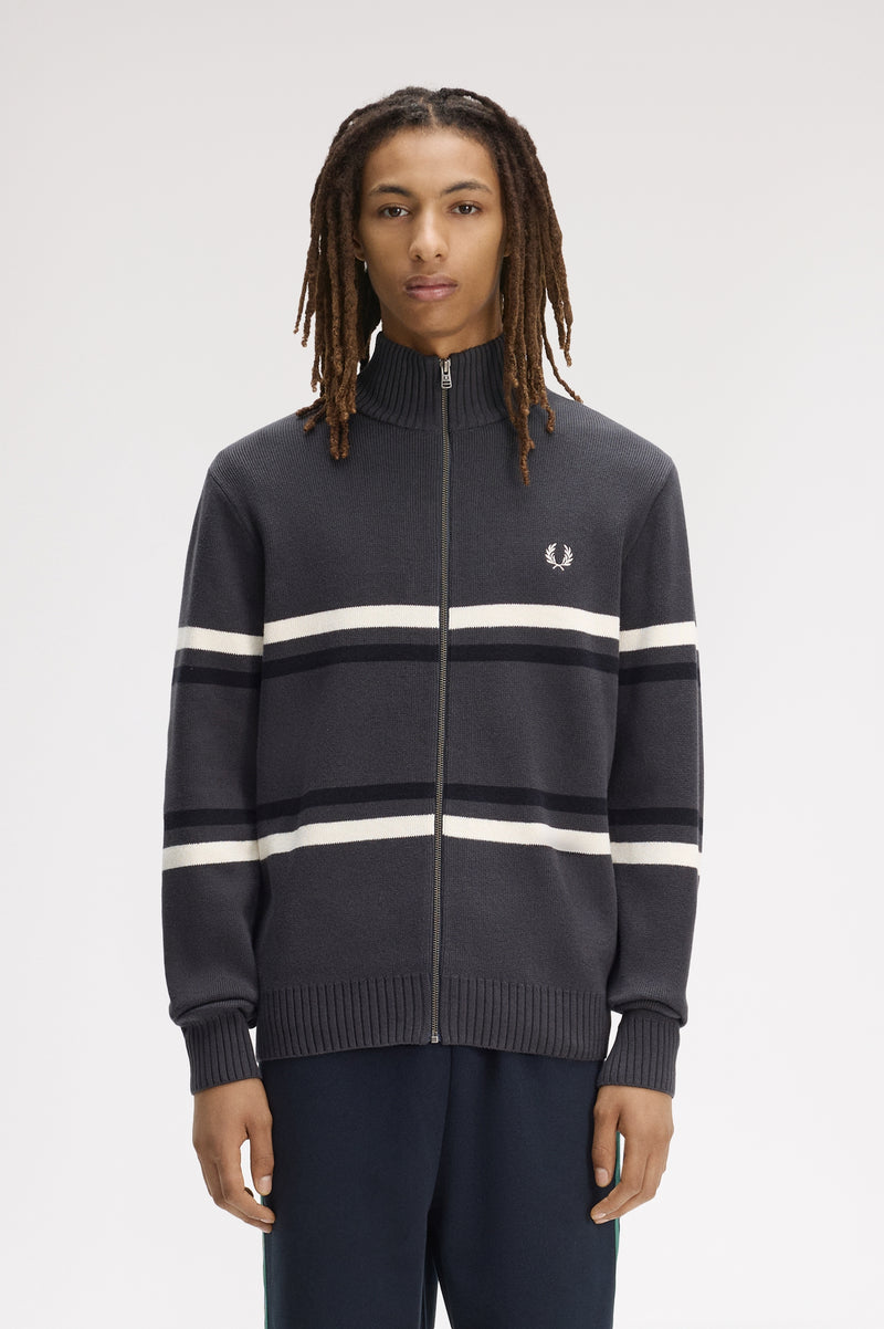FRED PERRY GRAPHIC CARDIGAN