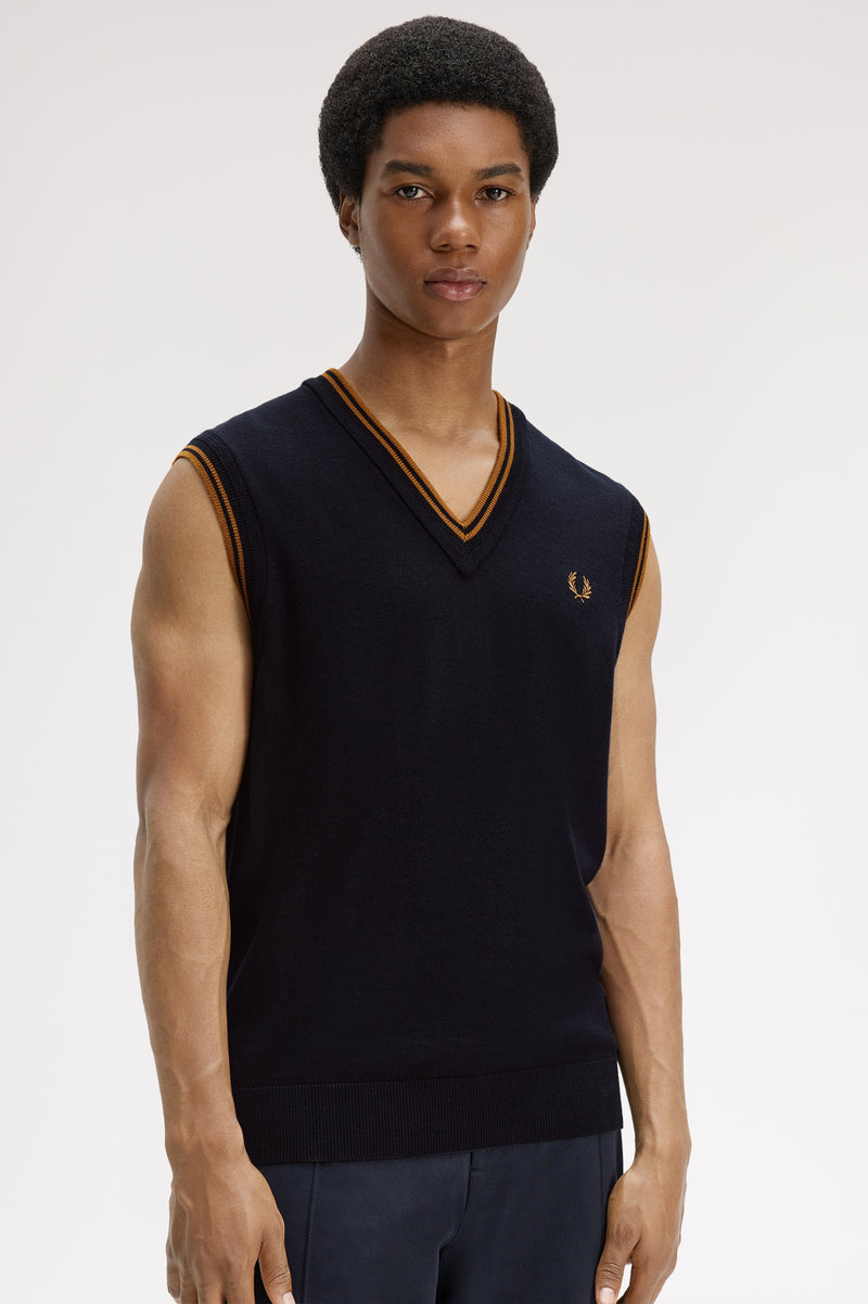 TIPPED V-NECK TANK