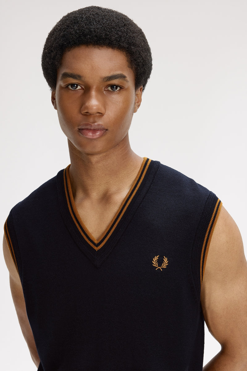 TIPPED V-NECK TANK