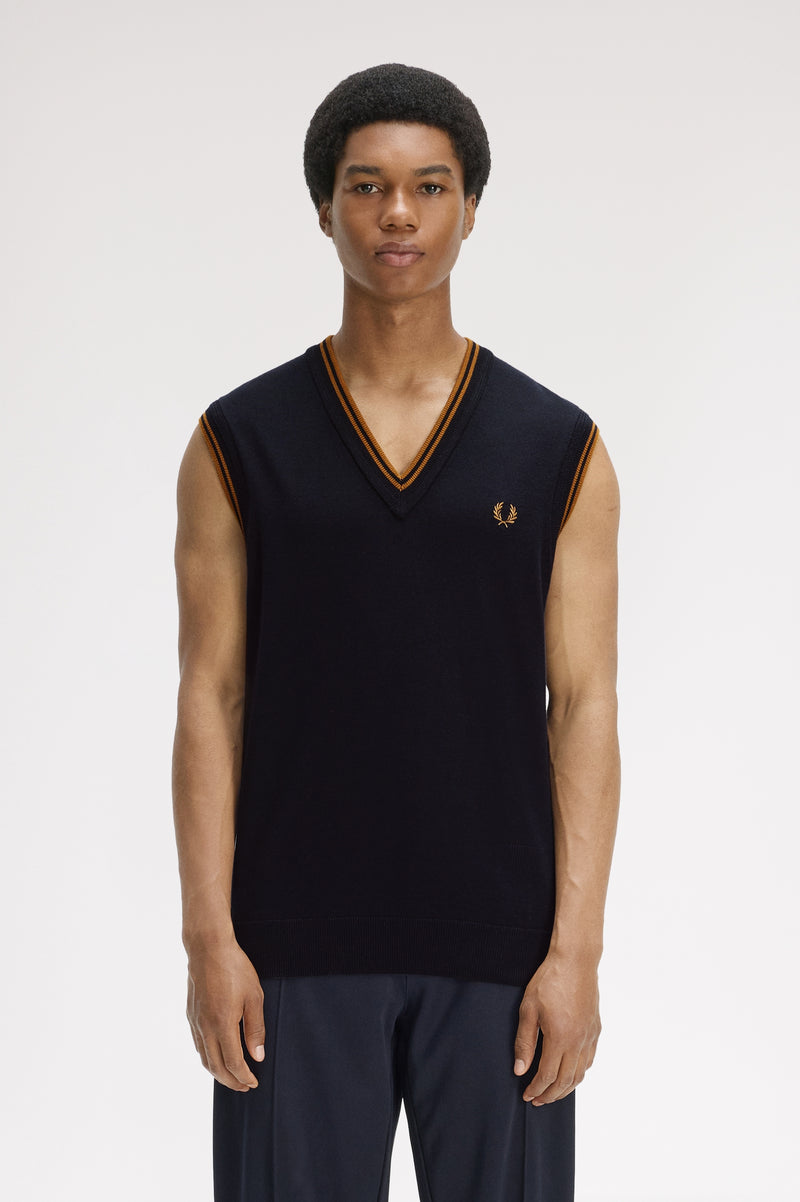 TIPPED V-NECK TANK