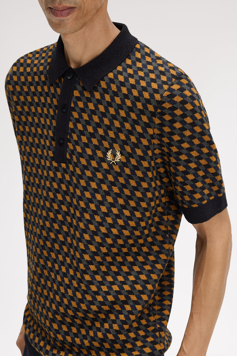 GEOMETRIC KNITTED SHIRT