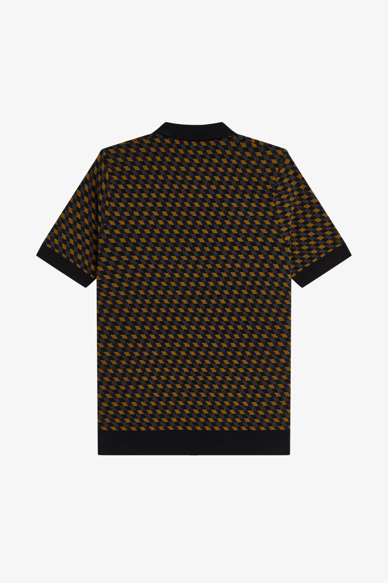 GEOMETRIC KNITTED SHIRT