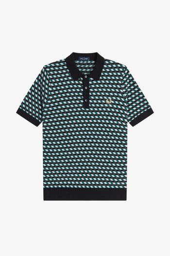 GEOMETRIC KNITTED SHIRT