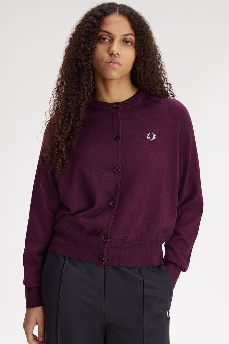 CREW NECK CARDIGAN