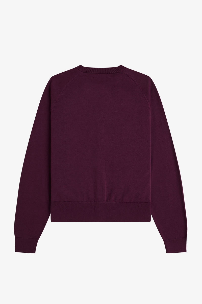 CREW NECK CARDIGAN