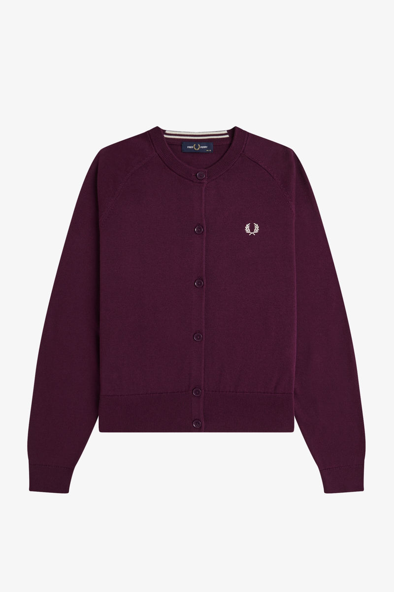 CREW NECK CARDIGAN