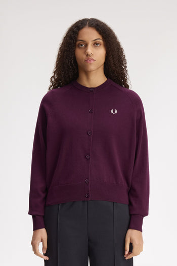 CREW NECK CARDIGAN