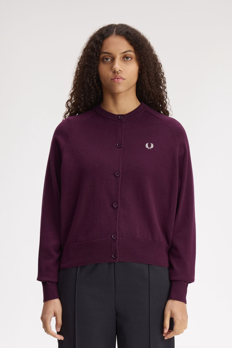 CREW NECK CARDIGAN
