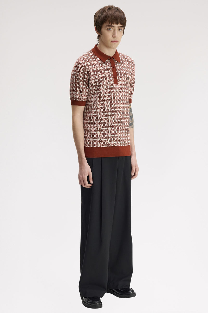 FLORAL JACQUARD SHIRT