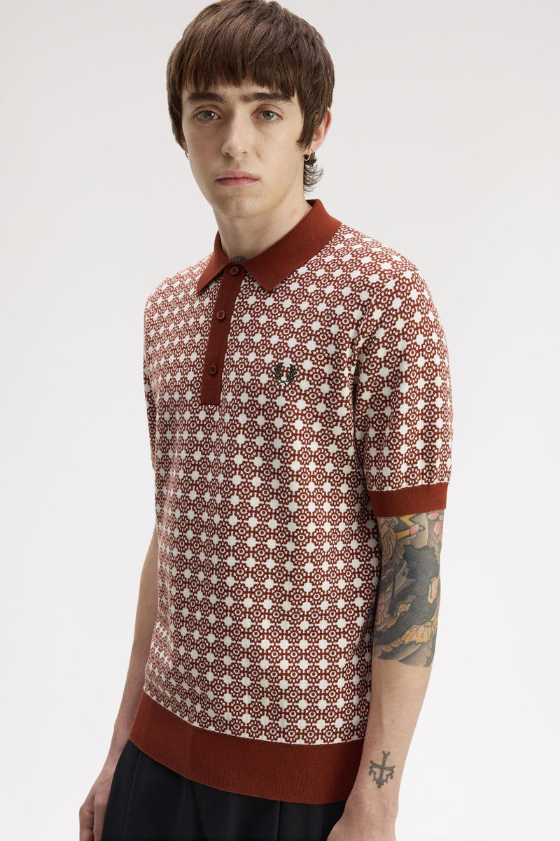 FLORAL JACQUARD SHIRT
