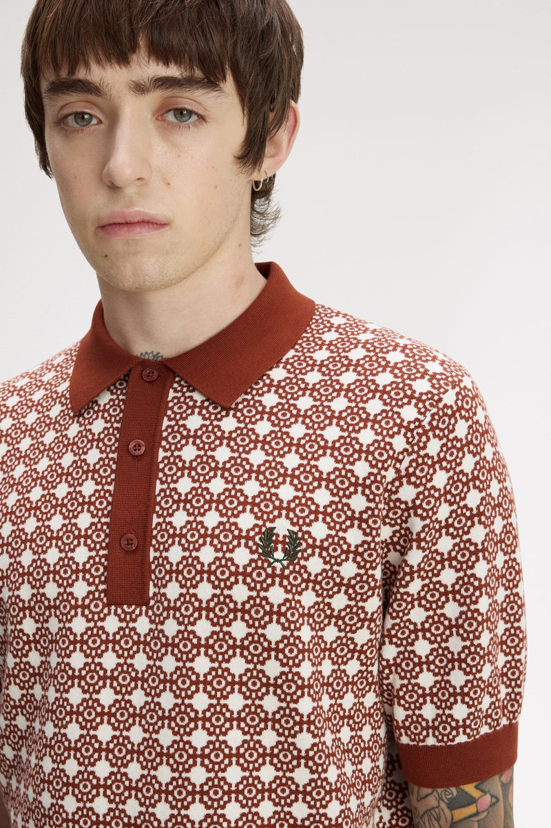 FLORAL JACQUARD SHIRT