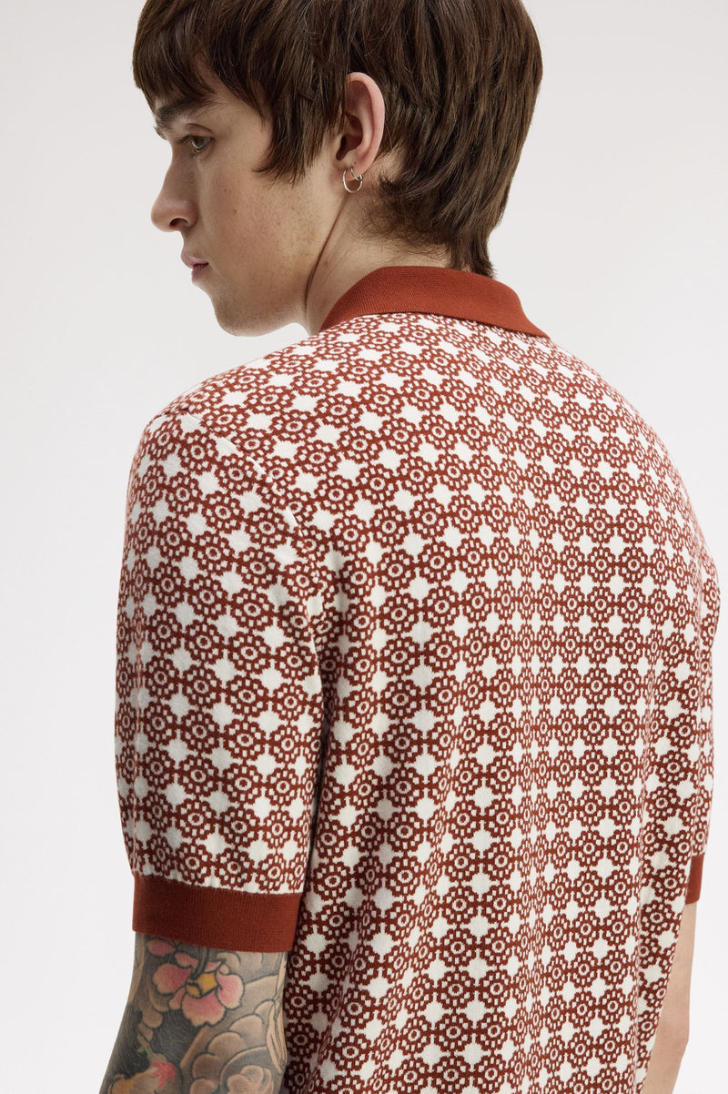 FLORAL JACQUARD SHIRT