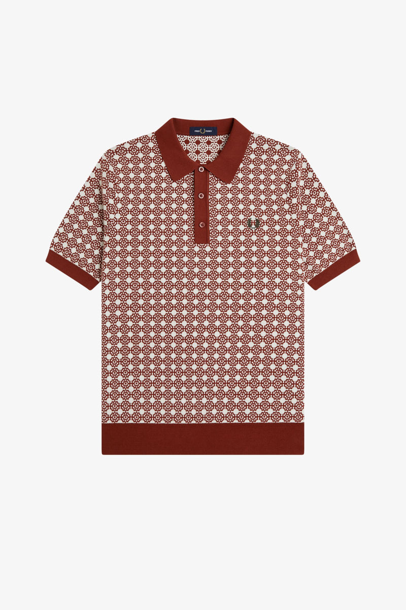 FLORAL JACQUARD SHIRT