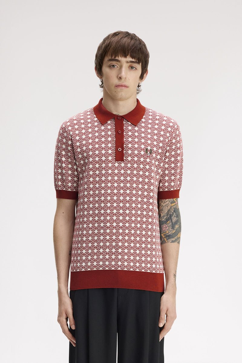 FLORAL JACQUARD SHIRT