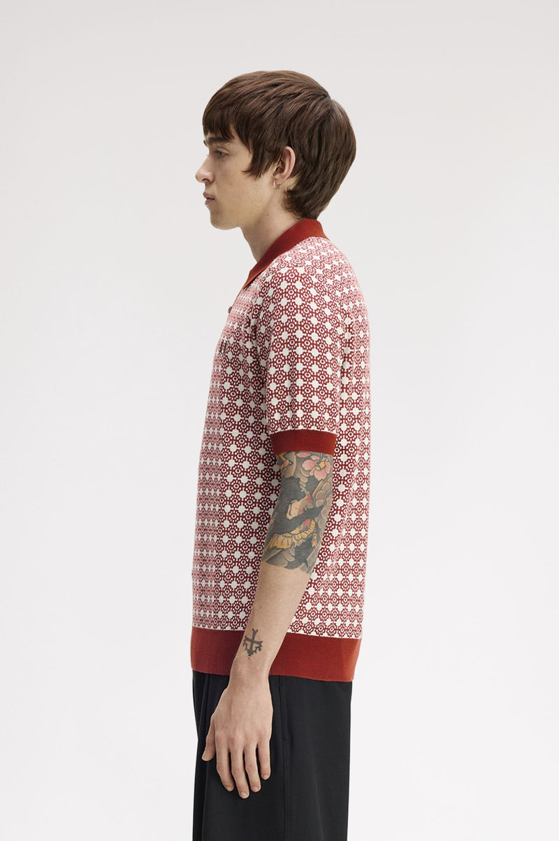 FLORAL JACQUARD SHIRT