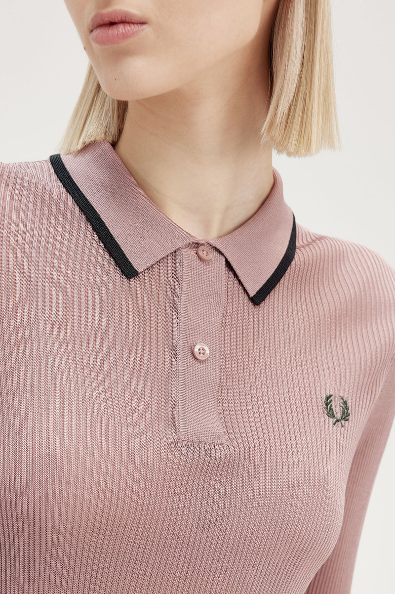 RIBBED KNITTED SHIRT