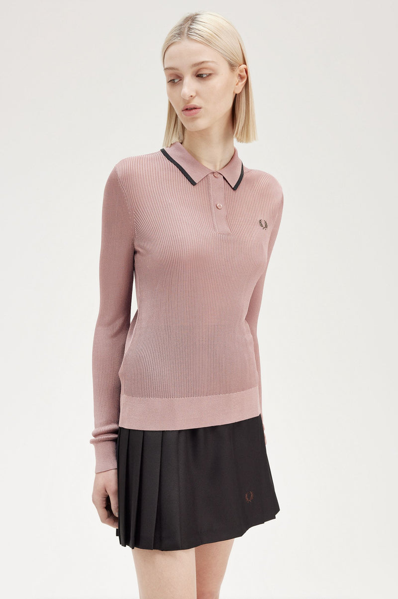 RIBBED KNITTED SHIRT