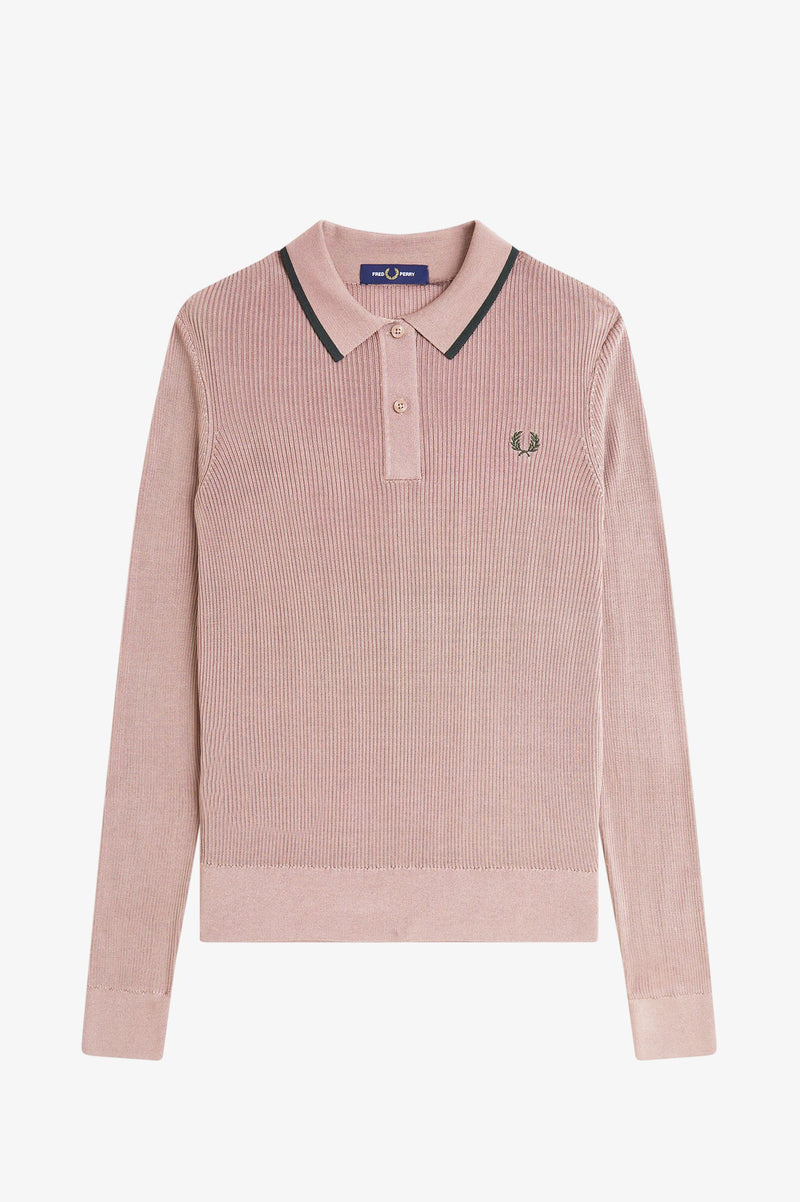 RIBBED KNITTED SHIRT