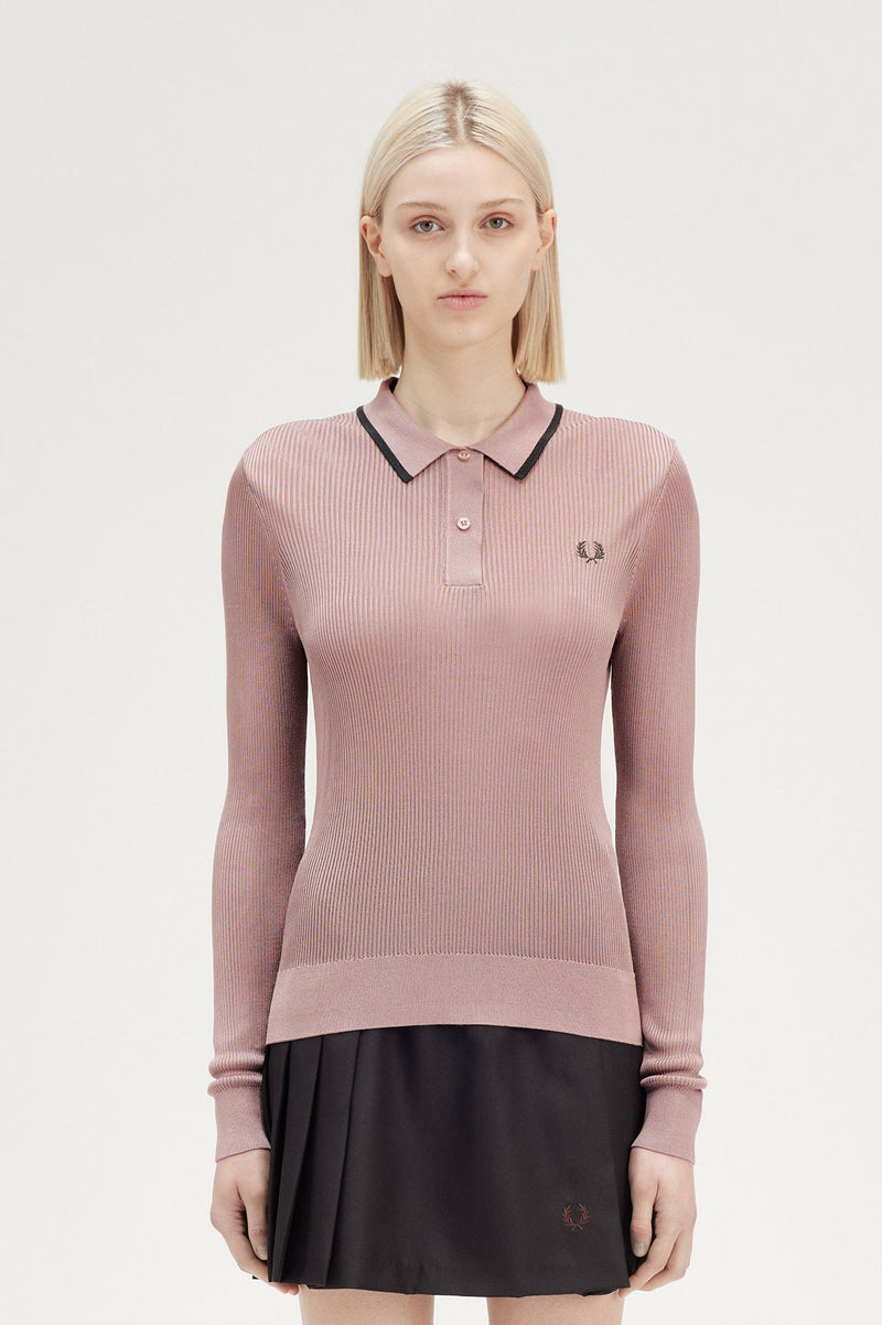 RIBBED KNITTED SHIRT