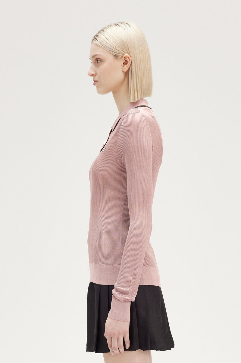 RIBBED KNITTED SHIRT