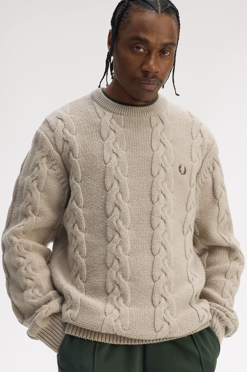 CHUNKY CABLE KNIT JUMPER