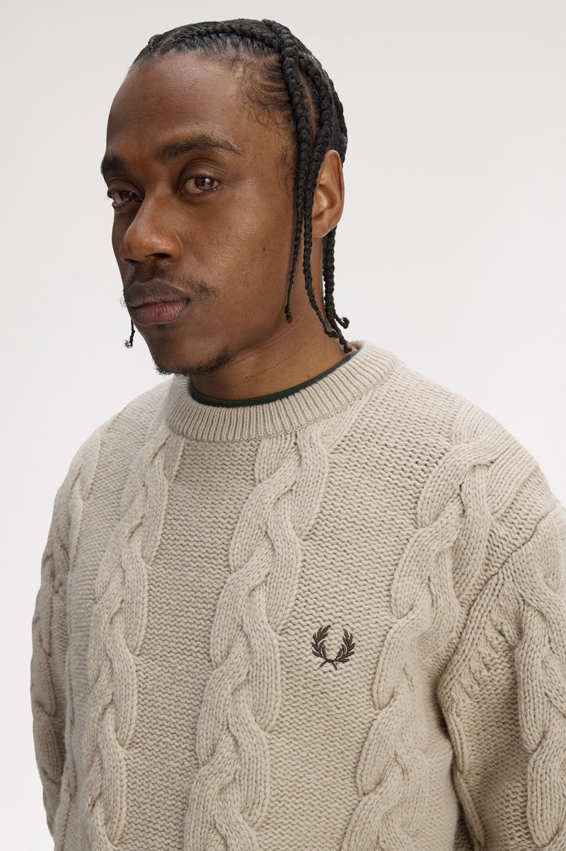 CHUNKY CABLE KNIT JUMPER