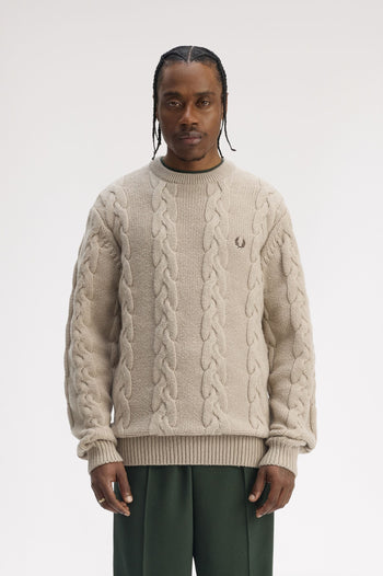 CHUNKY CABLE KNIT JUMPER