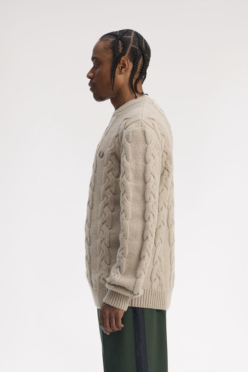 CHUNKY CABLE KNIT JUMPER