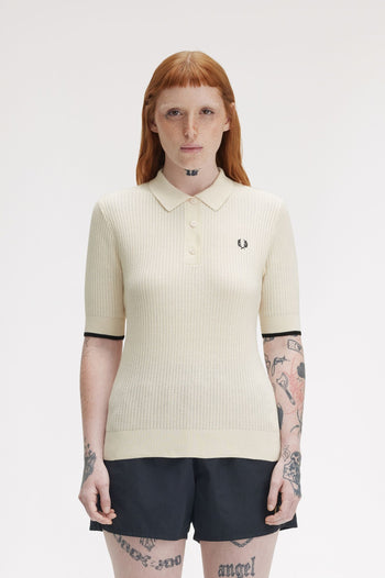 MESH KNIT POLO SHIRT