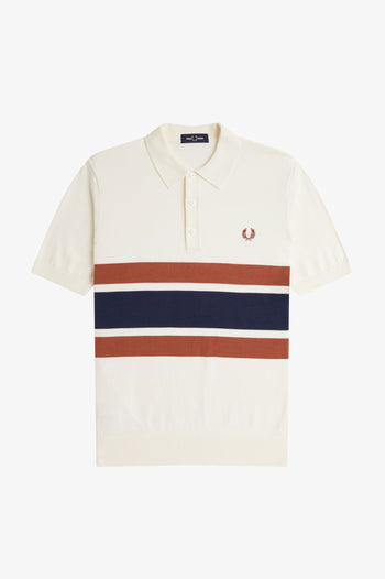 PANELLED KNITTED SHIRT