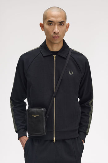 SCOTCHGRAIN LEATHER SIDE BAG