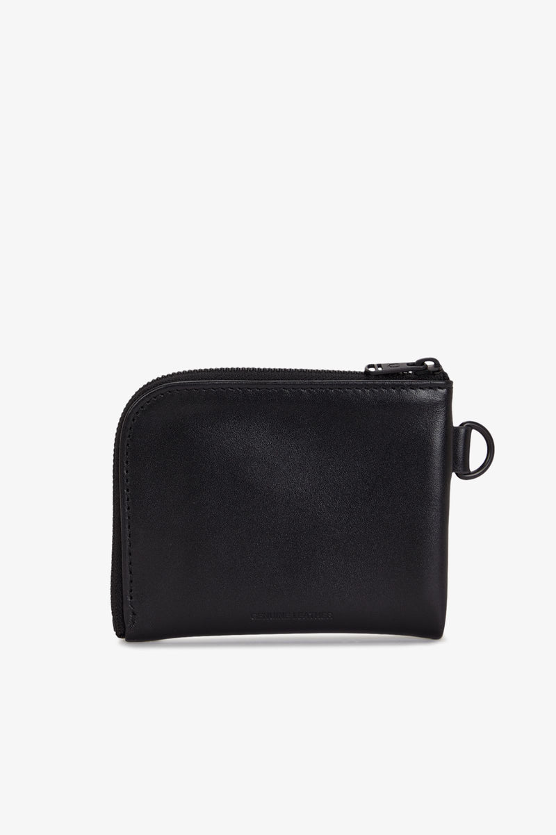 SMOOTH LEATHER ZIP AROUND WALL